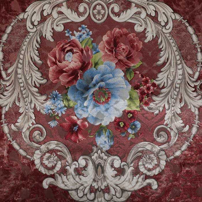 Printed jacquard fabric, knitting jacquard print for sofa