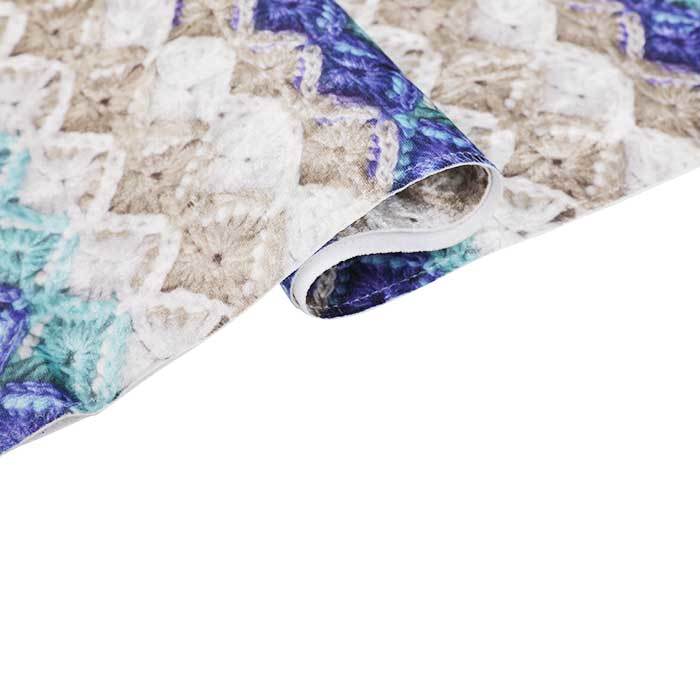 Morocco print fabric, ice velvet print fabric for hometextile