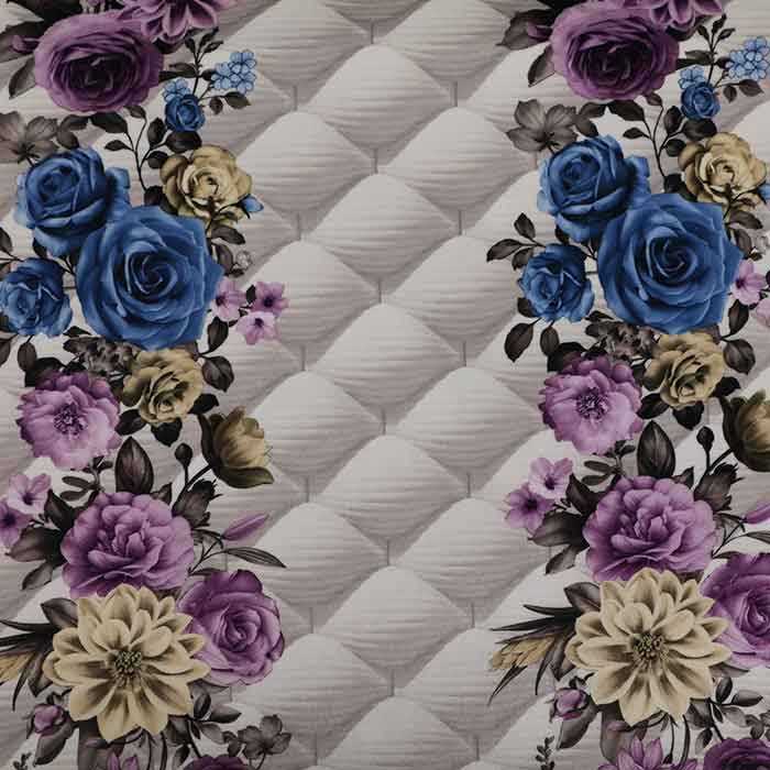 New flower sofa velvet design , holland printing fabric for furniture