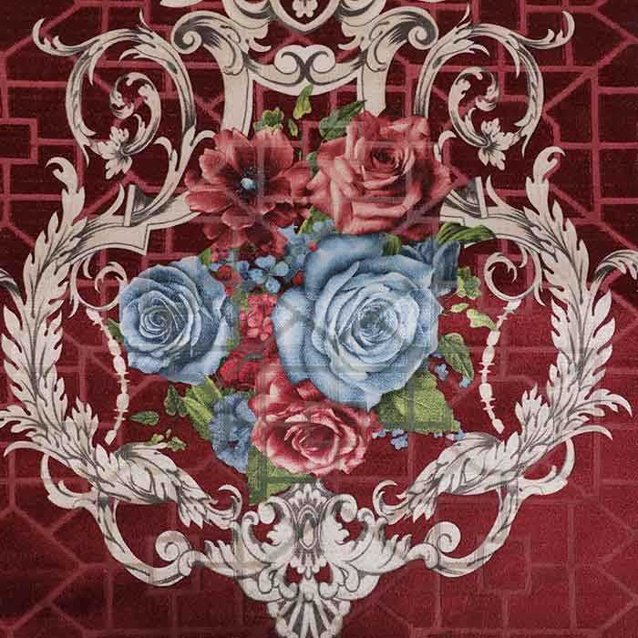 Jacquard fabric printing for sofa , 100%Polyester velvet print