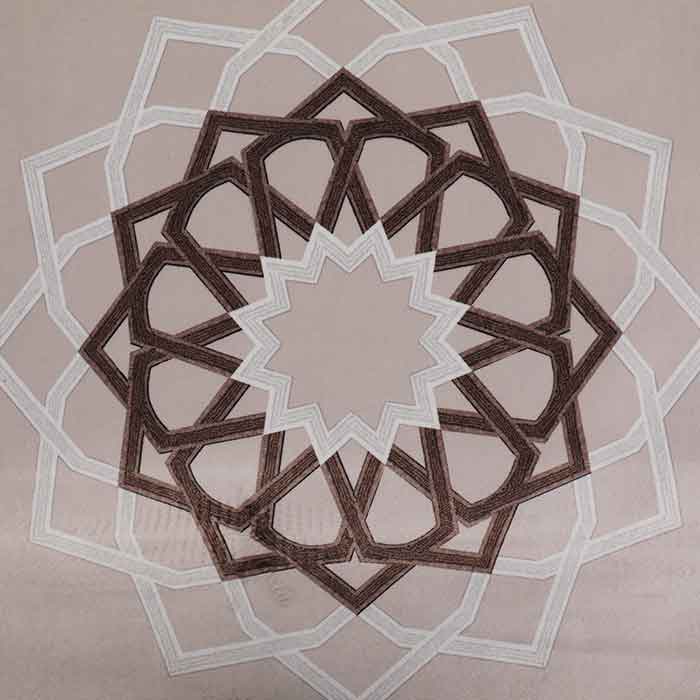 Geometric holland print design, upholstery geometric velvet fabric