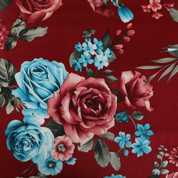 Golden printed fabric，printed velvet fabric for sofa