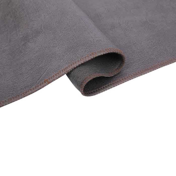 Popular suede leather upholstery fabric, suede leather fabric for hometextile
