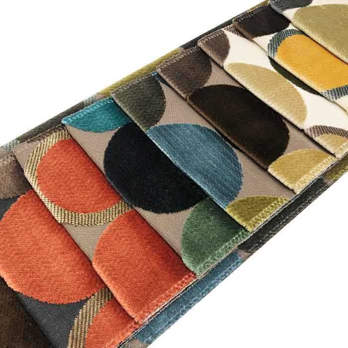 Luxury European modern fabric sofa, jacquard knitted cloth fabric for hometextile