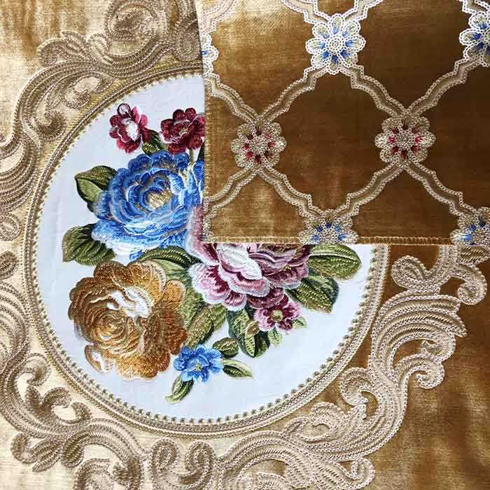 New embroidery sofa fabric expot to Morocco 
