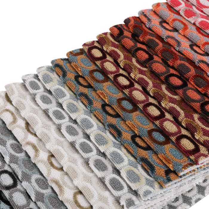 Stretch jacquard knitting fabric, luxury velvet sofa fabric