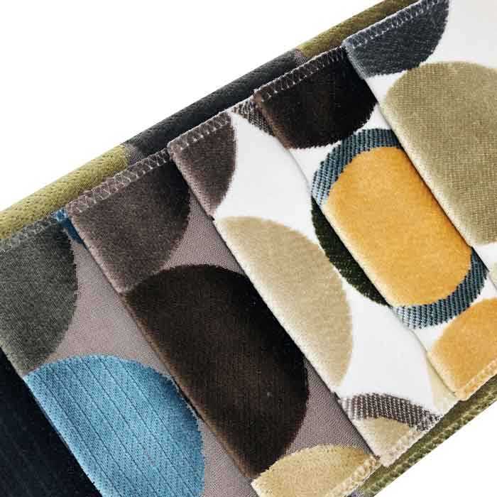 Luxury European modern fabric sofa, jacquard knitted cloth fabric for hometextile