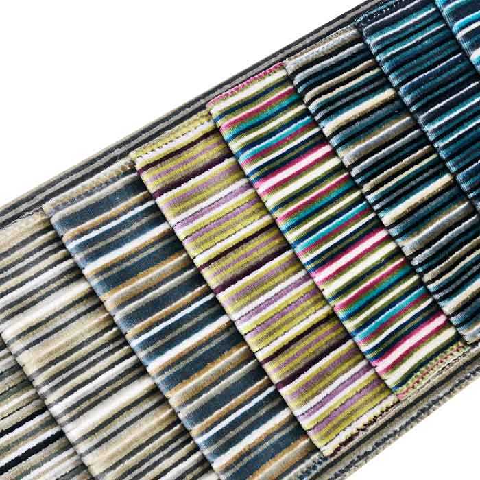 100% Polyester jacquard knitted strip fabric for sofa fabric