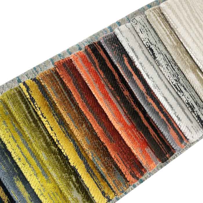 Jacquard strip sofa velvet, high quality upholstery velvet for hometextile