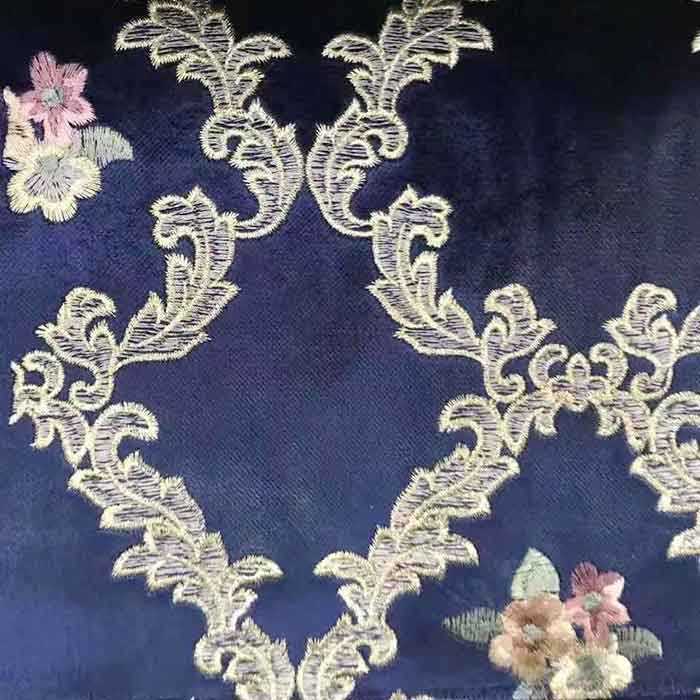 Luxury embroidery fabric , Morocco luxury embroidery fabric for hometextile