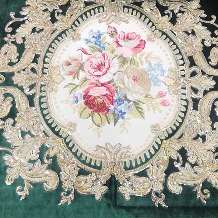 Embroidery upholstery fabric, 3D embroidery fabric for Morocco sofa fabric
