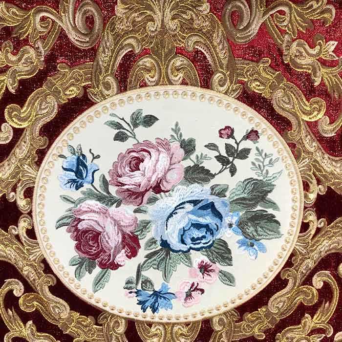 Morocco embroidery fabric, high quality embroidery fabric for hometextile