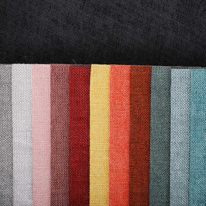 Wholesale linen fabric，European linen sofa fabric for furniture