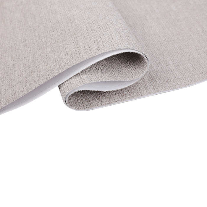 Polyester linen sofa fabric, plain linen fabric for hometextile 