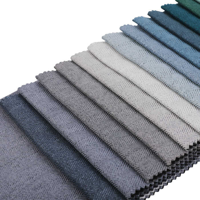 Polyester linen look sofa fabric, polyester linen plain for hometextile