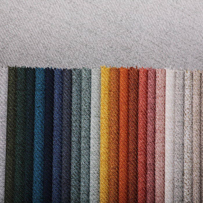 Polyester sofa fabric linen, linen upholstery fabric for hometextile