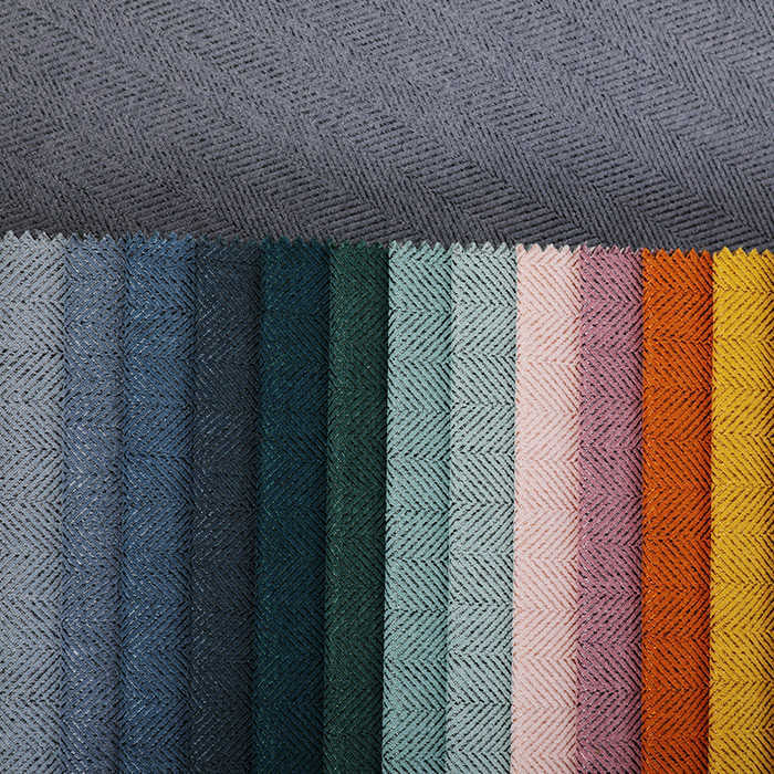 Polyester linen look sofa fabric, polyester linen plain for hometextile