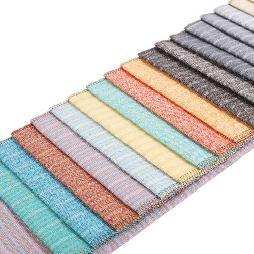 Strip linen fabric, 100%polyester strip linen fabric for hometextile 