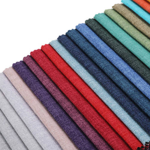 100% polyester linen fabric for upholstery fabric