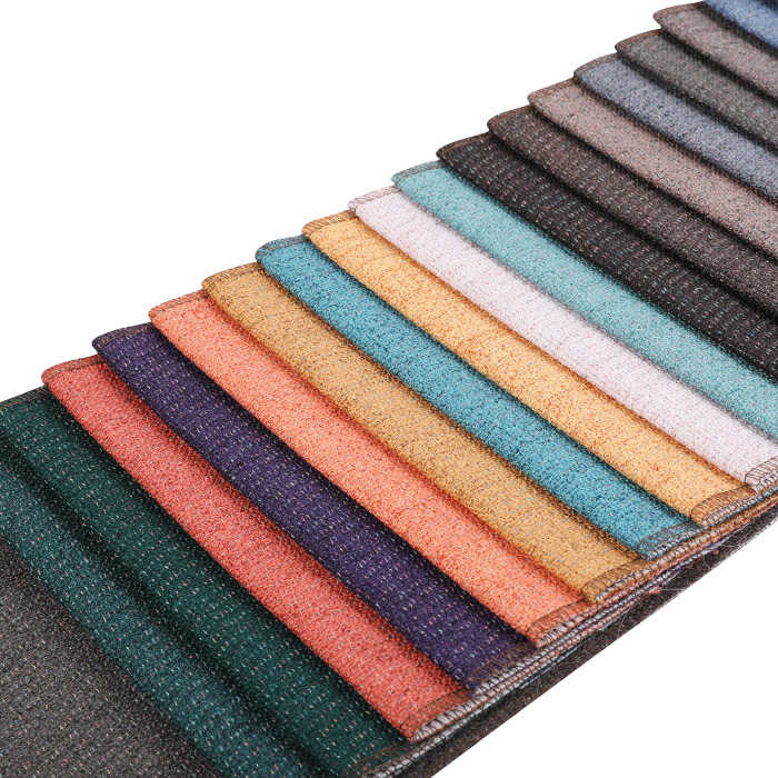 Heavy linen cotton fabric for hometextile，100%polyester linen upholstery fabric 