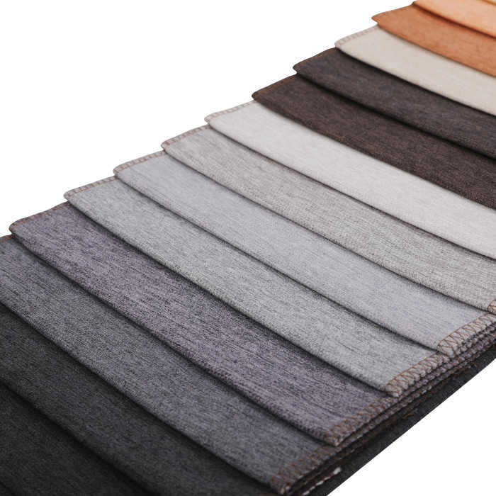 Italian design fabric for sofa, 100%polyester linen fabric for sofa furniture