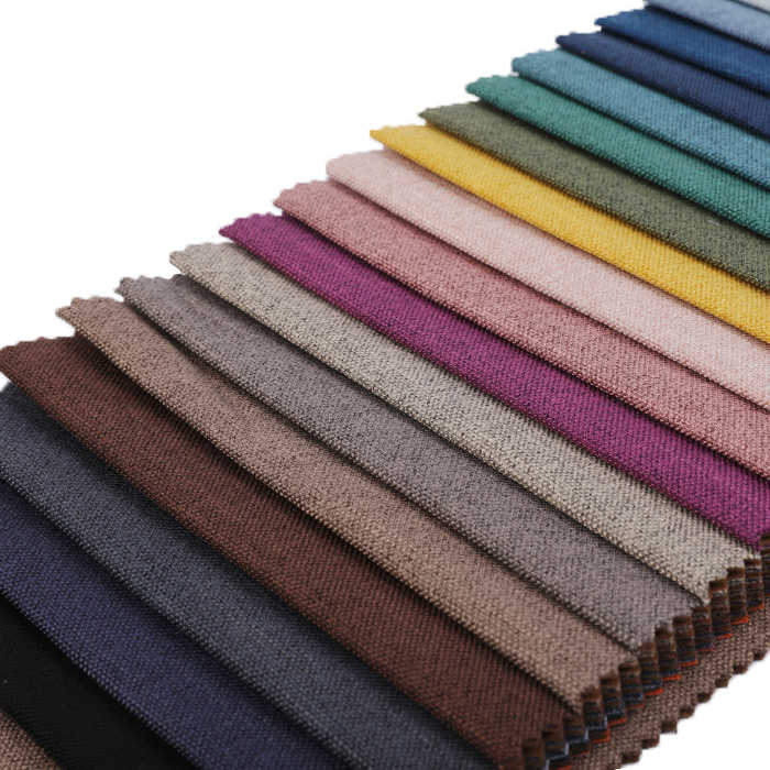 Linen look upholstery fabric, Saudi Arabia sofa fabric for hometextile 