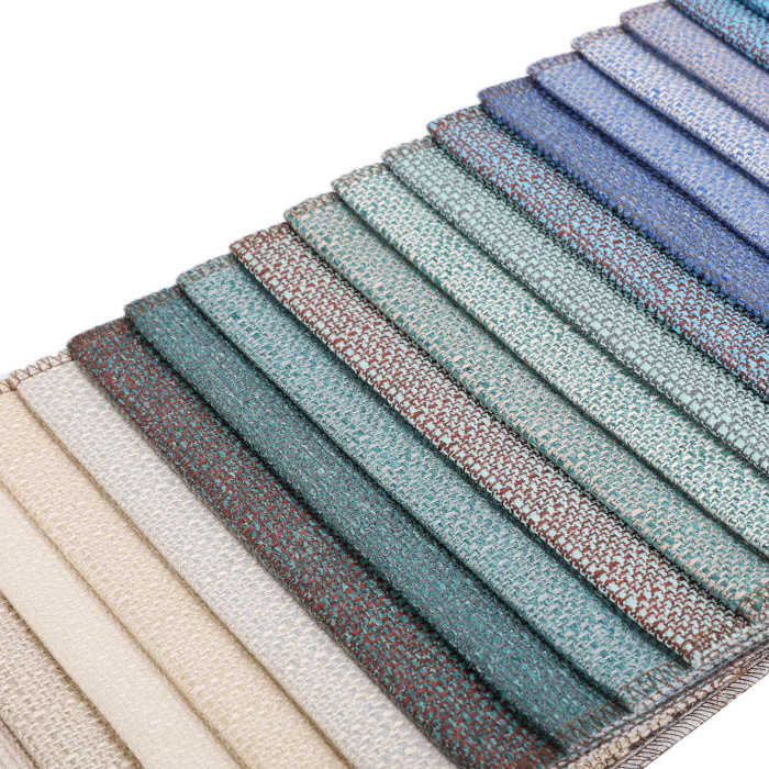 Polyester sofa fabric linen, solid linen plain fabric sofa for furniture