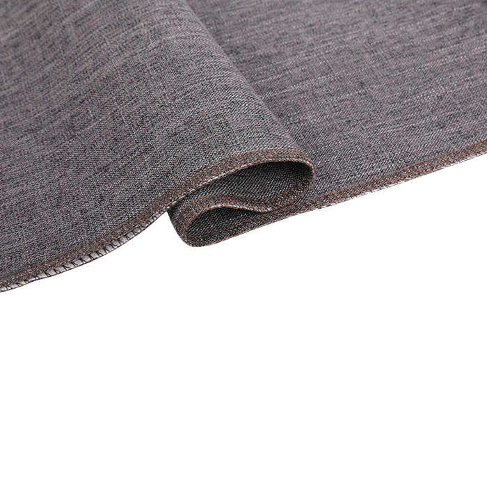 Polyester linen look sofa fabric, polyester linen pillow cover for hometextile 