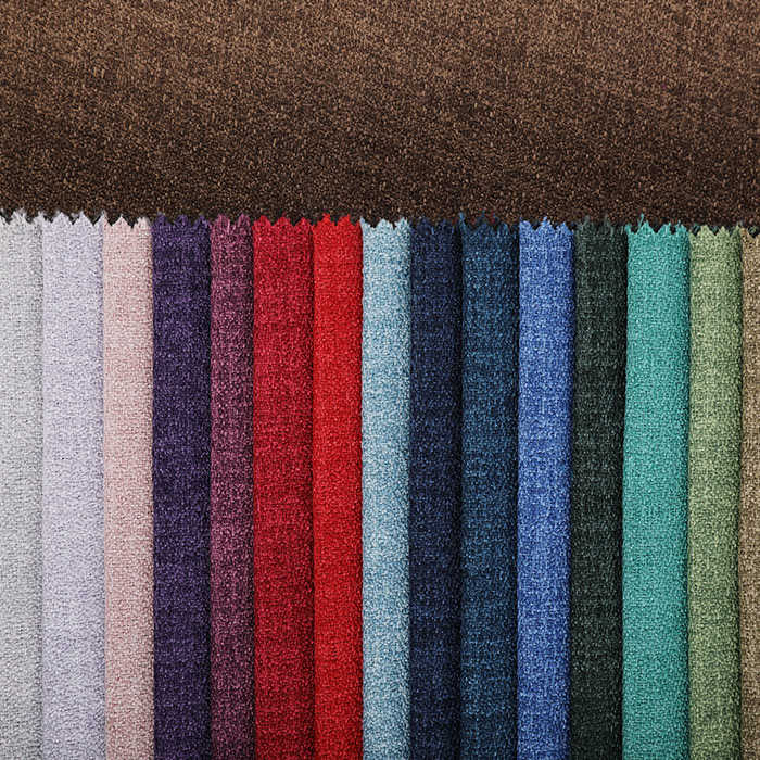 100% polyester linen fabric for upholstery fabric