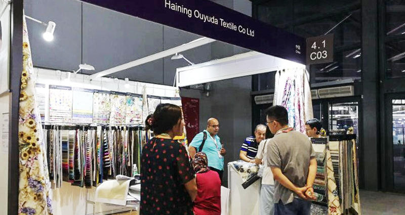 Ouyuda Textile in exhibition