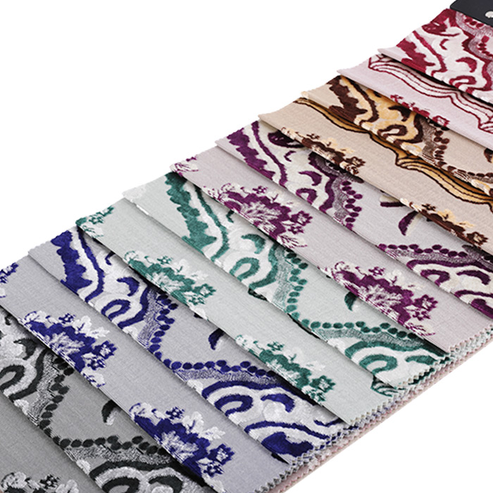 Morocco weft knitting jacquard sofa fabric for hometextile 