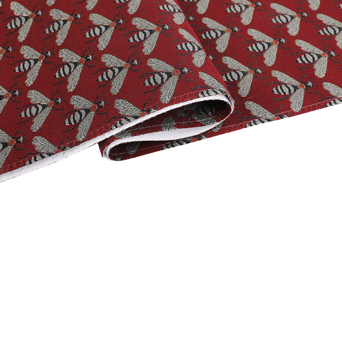 Chinese jacquard cushion fabric, 100%polyester jacquard cloth for hometextile 