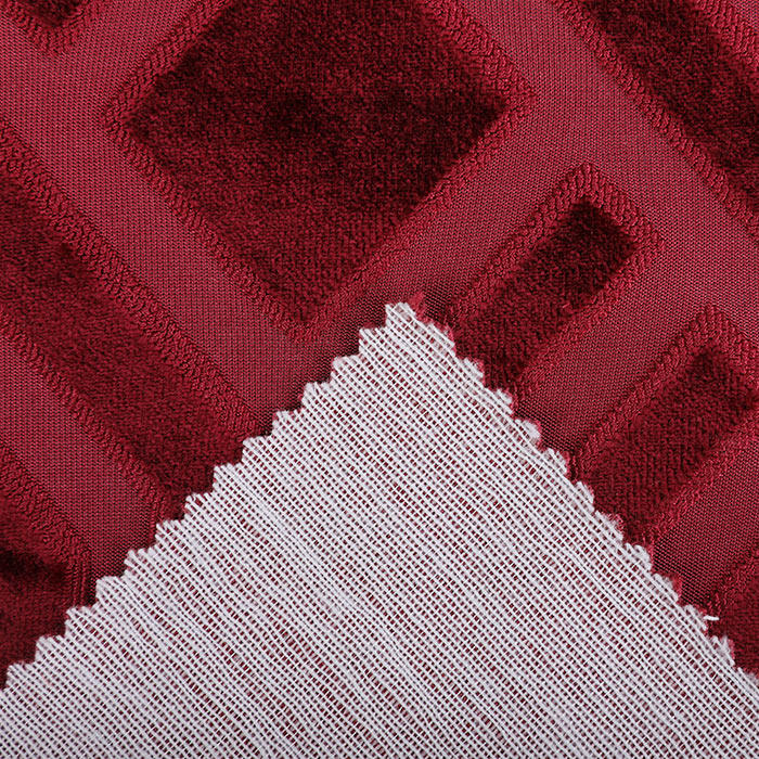 Velvet cushion jacquard, Velvet fabric morocco