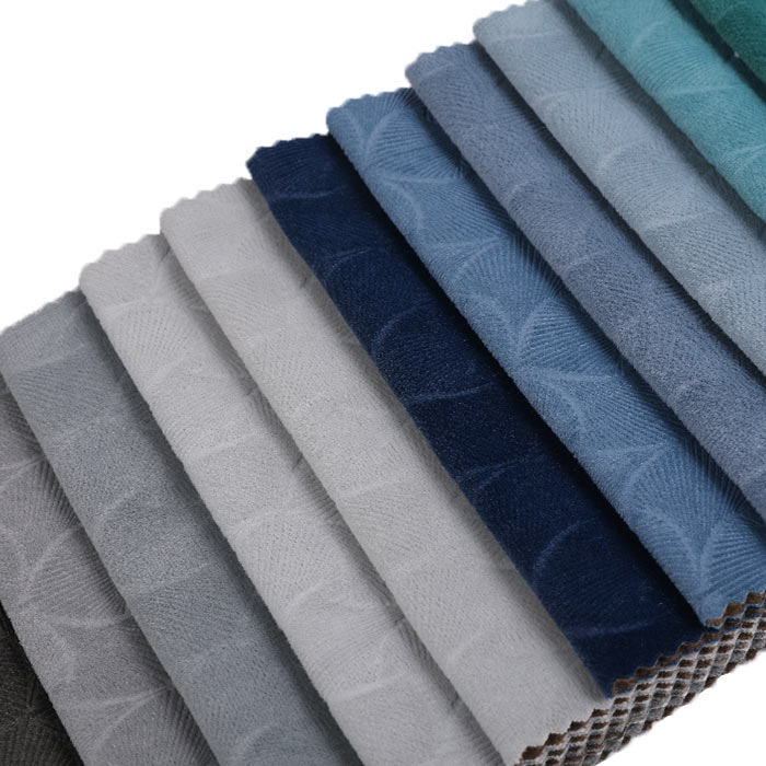 100% polyester 3d embossed fabric holland velvet