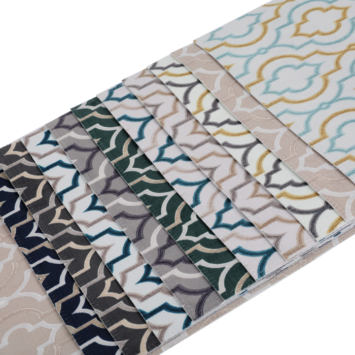 Hot holland print geometric design in Saudi Arabia for sofa furniture