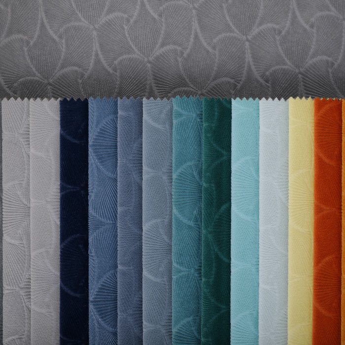 100% polyester 3d embossed fabric holland velvet