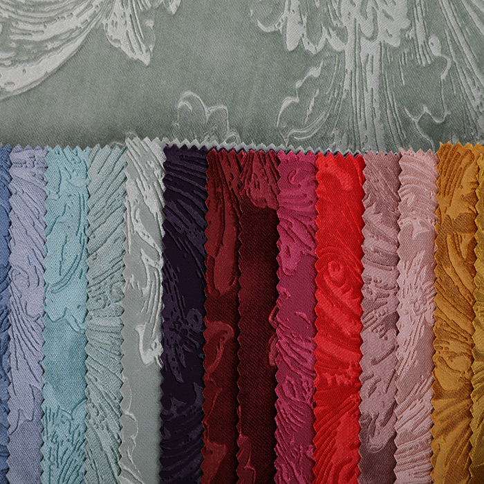 High quality emboss sofa fabric , cut velvet emboss sofa fabric for hometextile