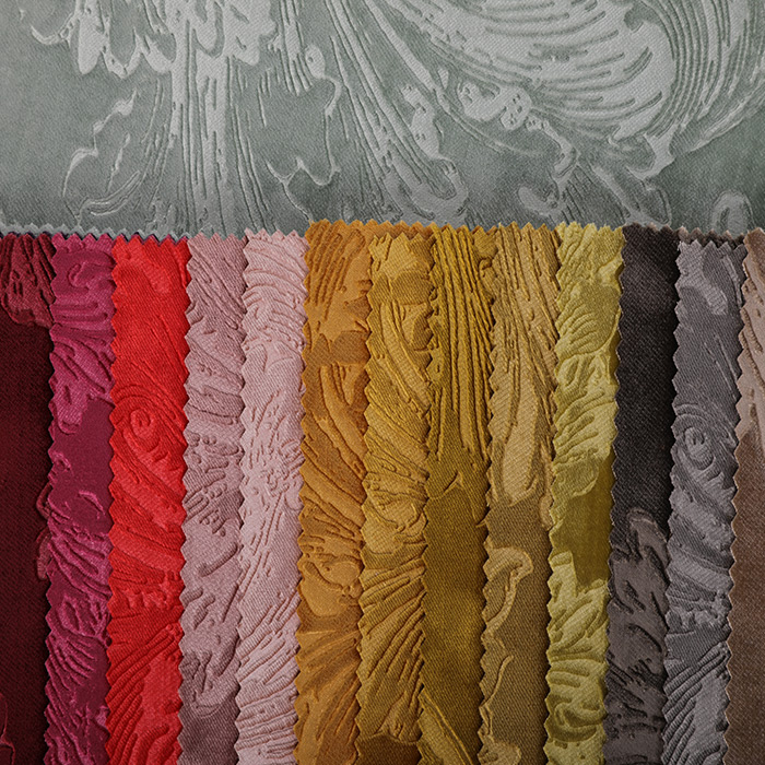 High quality emboss sofa fabric , cut velvet emboss sofa fabric for hometextile