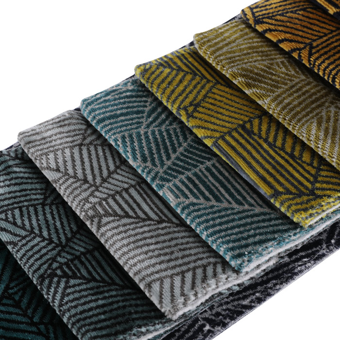 Jacquard upholstery velvet fabric，luxury sofa fabric for hometextile