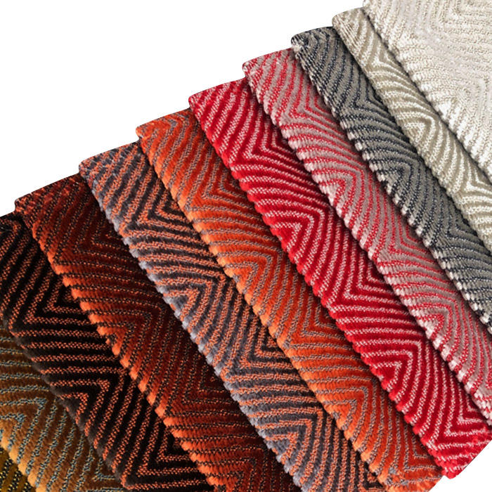 Stripe velvet jacquard used for sofa fabric, 100%polyester sofa fabric