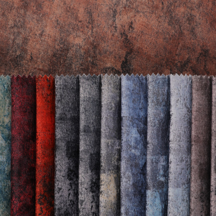 Knit viscose fabric，print and viscose sofa fabric for hometextile