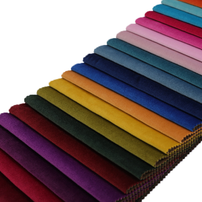 Holland velvet China supplier , with nonwoven backing , good quality sofa fabric for hometextile