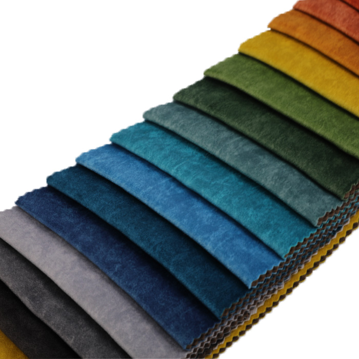 Hollan velvet print embossing fabric, 100%Polyester sofa fabric