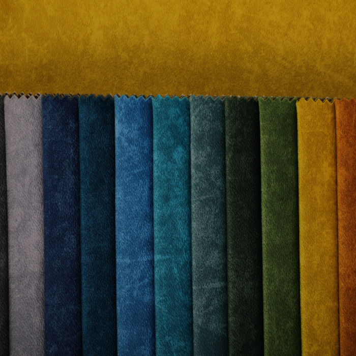 Hollan velvet print embossing fabric, 100%Polyester sofa fabric
