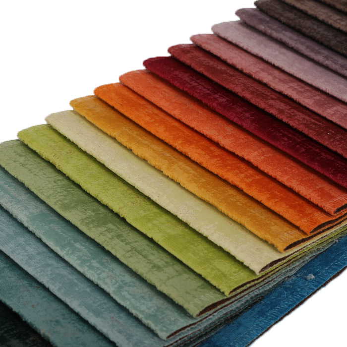 Silver bronzing holland fabric，knitted bronzing sofa fabric for furniture