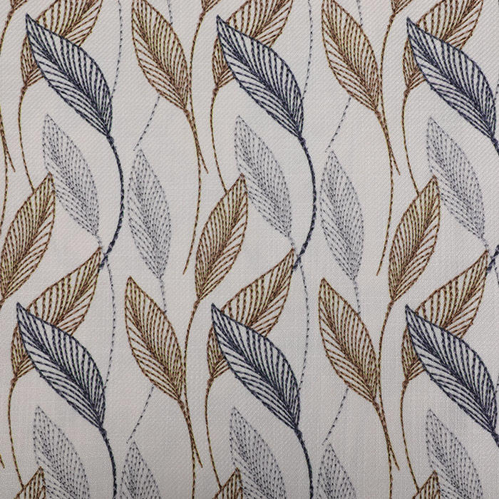 Printed linen fabric, geometric print design for sofa fabric 
