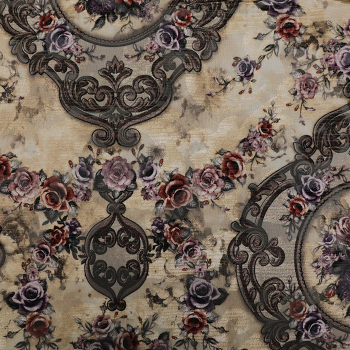 Jacquard 100%polyester african print design for sofa fabric