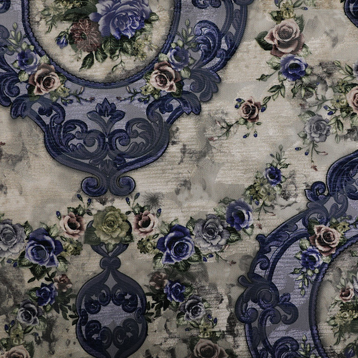 Jacquard 100%polyester african print design for sofa fabric