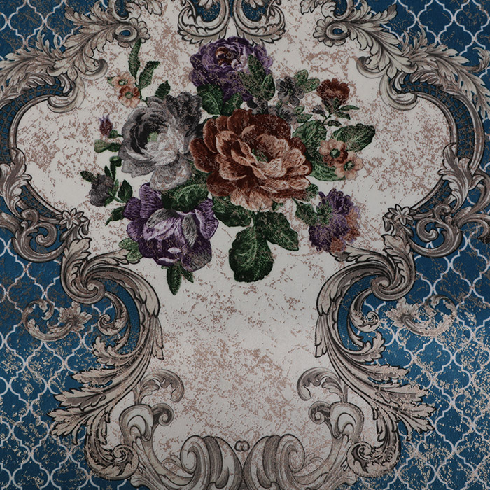 Morocco print sofa fabric, print silver fabric for hometextile
