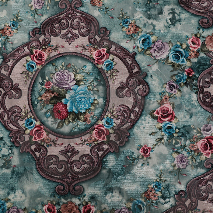 Jacquard 100%polyester african print design for sofa fabric